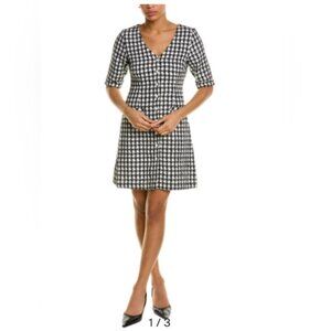 Maison Tara Tweed A-Line Dress – Classic & Sophisticated